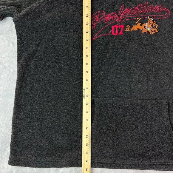 Scooby-Doo Cartoon Network 2007 Hooded Sweatshirt/Sweater Women's XL* Grey Y2k - Picture 9 of 16
